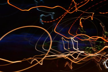 Aydınlatma etkisi bokeh arka plan bulanıklık