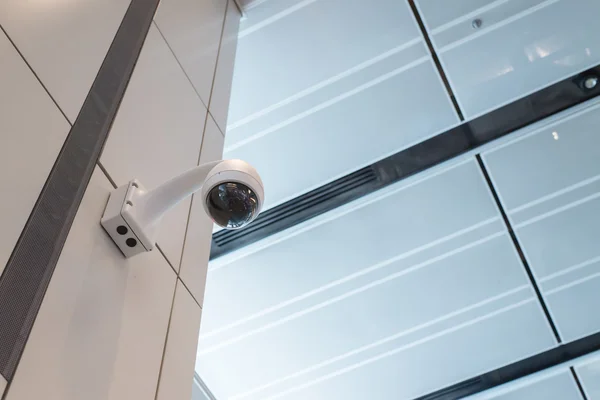CCTV Security camera wall ceiling — Stock Photo, Image