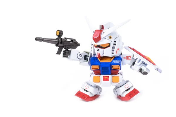 THAILANDIA-18 MARZO 2015: Figura dell'animazione SD Gundam RX-78 i — Foto Stock