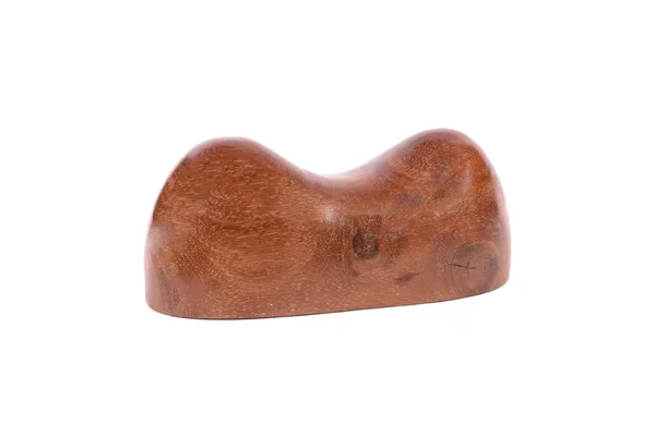 Prsa ve tvaru podporu z dřevěné pro masáž izolovaných na w — Stock fotografie
