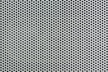 Metal silver Background with Holes. Metal Grid.