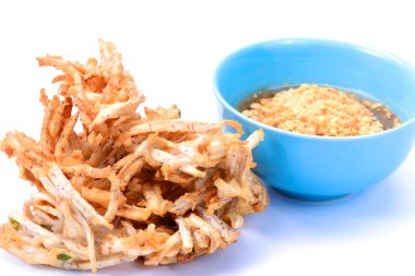 Fried taro cips ve sos, meze, vejetaryen Festivali