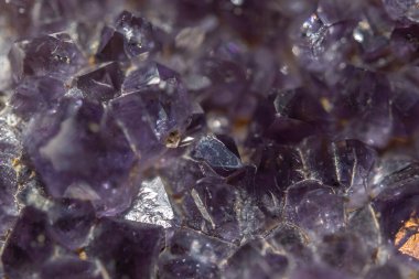 Mor değerli taşlar makro fotoğraf