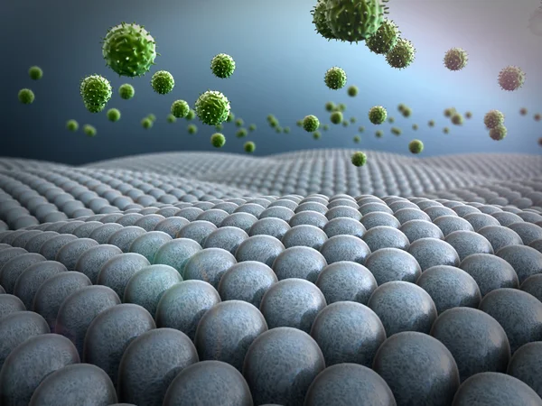 Virus, cells — Stock Photo, Image