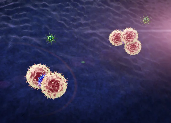 Macrofonía mata a los coronavirus — Foto de Stock