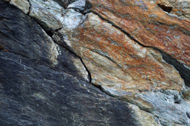 Arka plan: taş çok renkli kaya