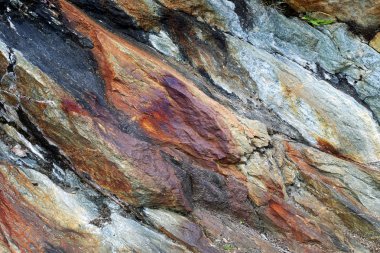 Arka plan: taş çok renkli kaya