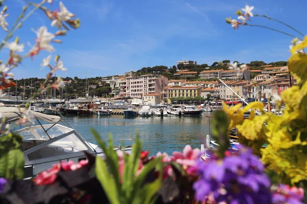 Cassis France July 2021 Facades Old Houses Boats Bay Famous — Stock Photo, Image