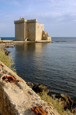 Cote d'Azur, the Lerins Islands : fortified monastery of abbey S clipart
