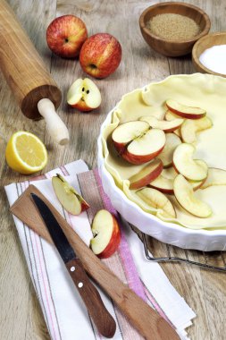 Mutfak elma tart, mutfak aletleri