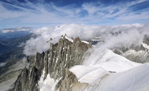 França, cordilheira Mont Blanc — Fotografia de Stock