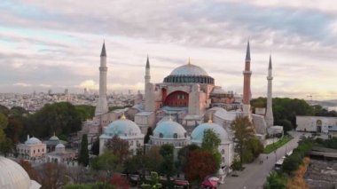 Ayasofya İHA hava görüntüsü 