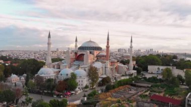 Ayasofya İHA hava görüntüsü 