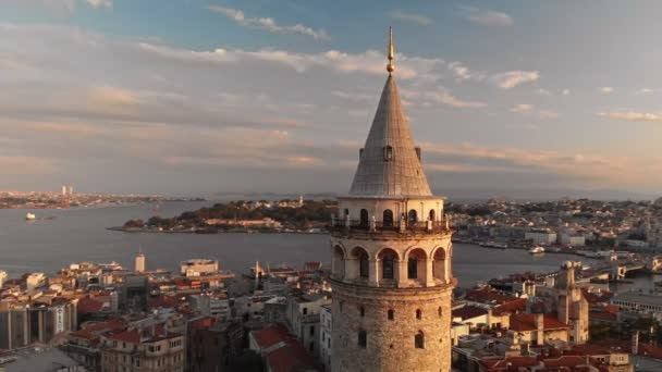 Torre Galata en Estambul Turquía — Vídeos de Stock