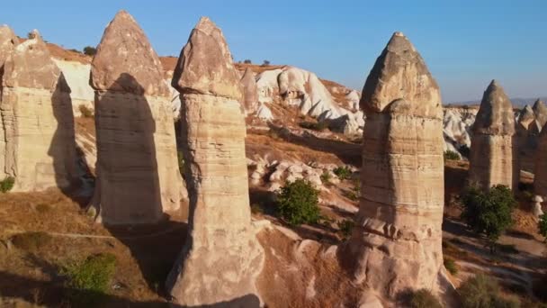 Love Valley of Cappadocia Goreme Turkey — Stock video