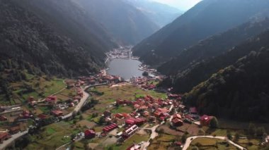 Uzungol Gölü insansız hava aracı görüntüsü