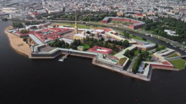 Saint Petersburg 'un insansız hava aracı görüntüsü
