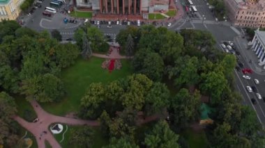 Saint Petersburg 'un insansız hava aracı görüntüsü