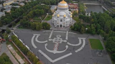 Saint Petersburg 'un insansız hava aracı görüntüsü
