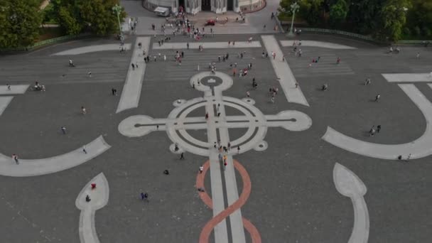 圣彼得堡景点的Drone视图 — 图库视频影像