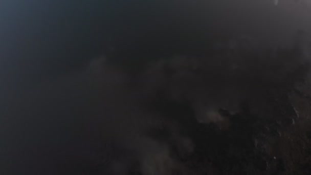 Вид с беспилотника на проспект Немига и Победителей — стоковое видео