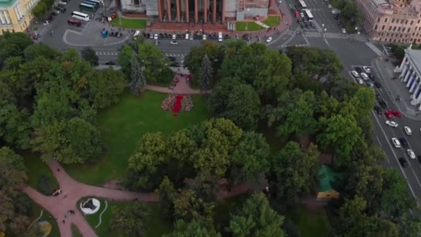 Saint Petersburg 'un insansız hava aracı görüntüsü — Stok video