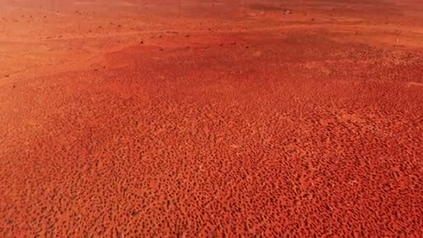 纳瓦霍土地上的纪念碑谷地岩层 — 图库视频影像