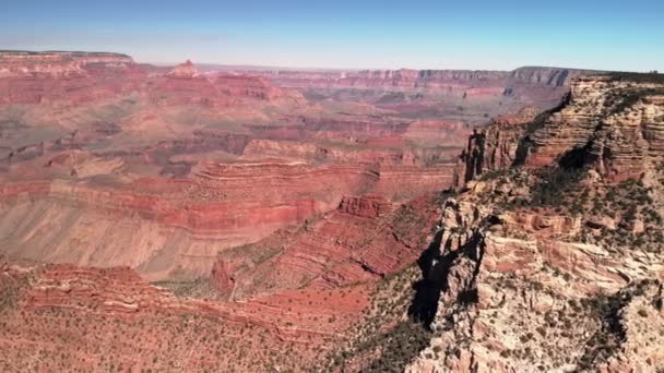 Grand canyon en Colorado rivier — Stockvideo