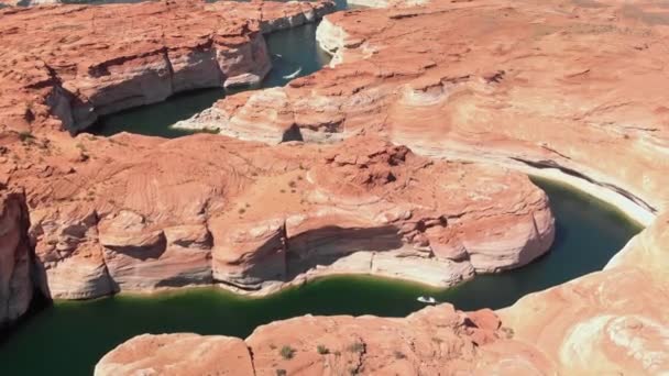 Вид згори на річку Колорадо. — стокове відео