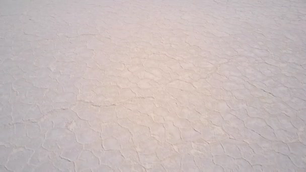 Солёное поле Долины Смерти — стоковое видео