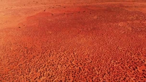 Monumento a las formaciones rocosas del valle en tierra Navajo — Vídeo de stock