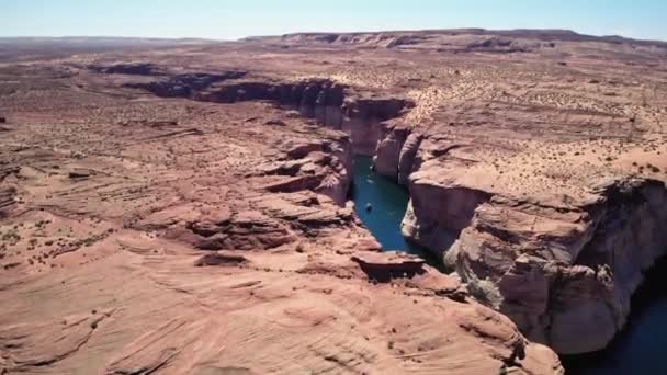 Légi kilátás a Colorado folyóra — Stock videók