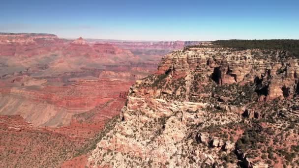 Grand canyon och Coloradofloden — Stockvideo