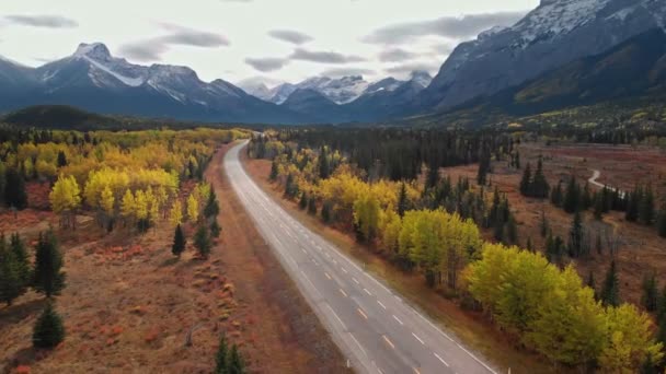 Kananaskis Provinzpark mit See — Stockvideo