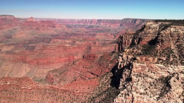 Grand canyon och Coloradofloden — Stockvideo