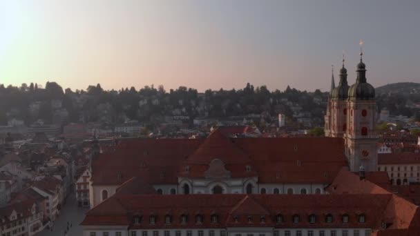 Abbazia Cattedrale di San Gallo in Svizzera — Video Stock