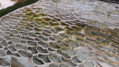 Egerszalok 'taki mineral doğal teras havzaları.