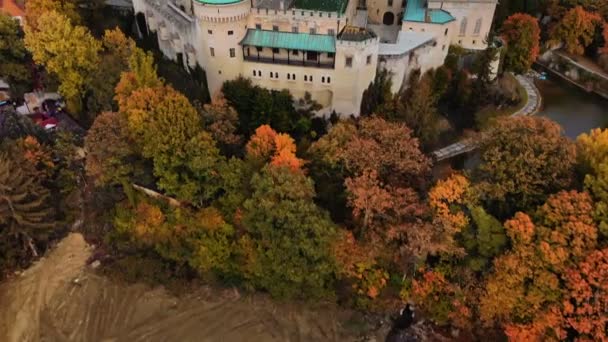 Letecký pohled na Bojnický středověký hrad