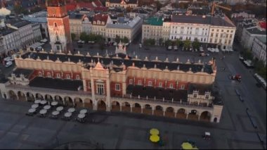 Krakow Polonya 'daki Pazar Meydanı