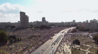 Beyaz Rusya 'da barışçıl protesto gösterileri