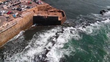 Antik Akko şehrinin manzarası 