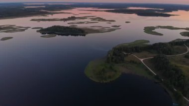 Fırtına bulutlarının hava görüntüsü