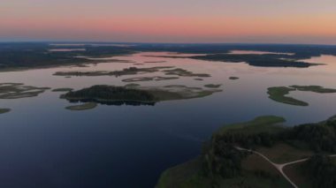 Fırtına bulutlarının hava görüntüsü