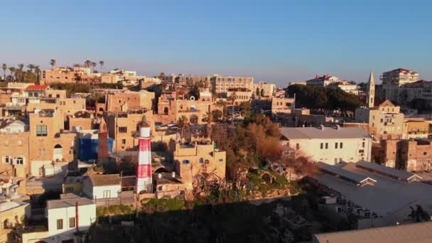 Célèbre vieille ville de Jaffa à Tel Aviv — Video