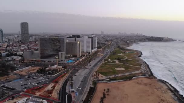 Passeio famoso em Tel Aviv — Vídeo de Stock