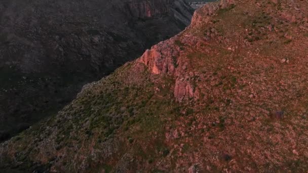 Mt. Galile Denizi 'nin yanındaki Arbel. — Stok video