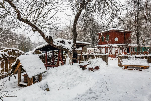 Dag in een dorp in Wit-Rusland — Stockfoto