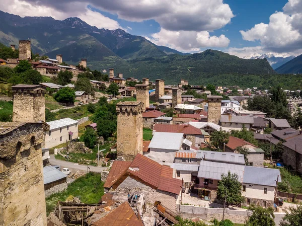 Georgië drone uitzichten — Stockfoto