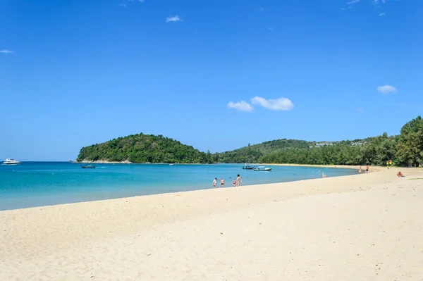 Layan beach, Phuket, Tayland, güzel plajı