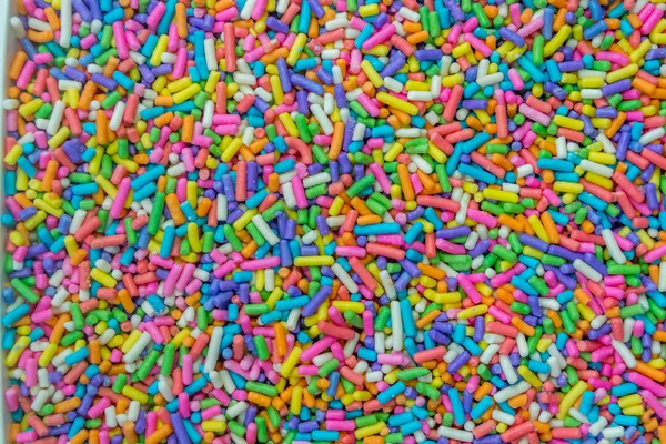 Colorful Sweet candy sprinkles — Stock Photo, Image